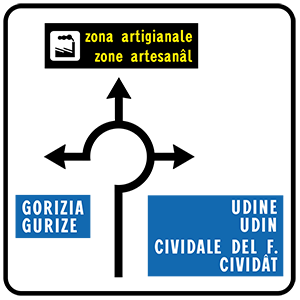 PREAVVISO DI INTERSEZIONE URBANA ROTATORIA